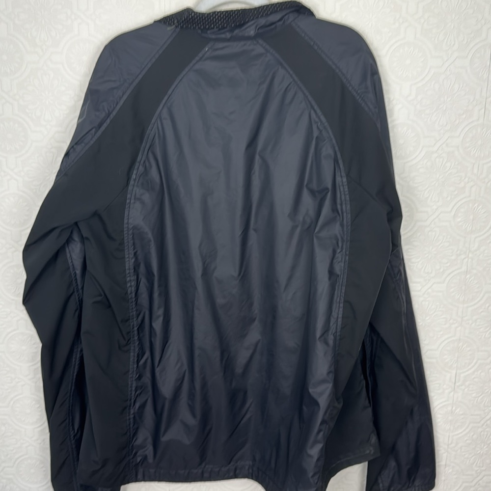 Eddie Bauer Men’s Black Full Zip Windbreaker Jacket Size‎ XL Tall Nylon - Picture 7 of 7